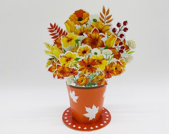 Pop-up handmade bouquet, decorative bouquet, gift for anniversary, birthday, Mother&#39;s Day, Father&#39;s Day, Valentine&#39;s Day and birthday