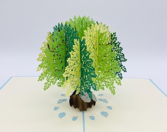 Biglietto Pop-Up 3D Con Albero Dell'Amore - Per San Valentino, Festa Della Mamma, Compleanno, Con Busta