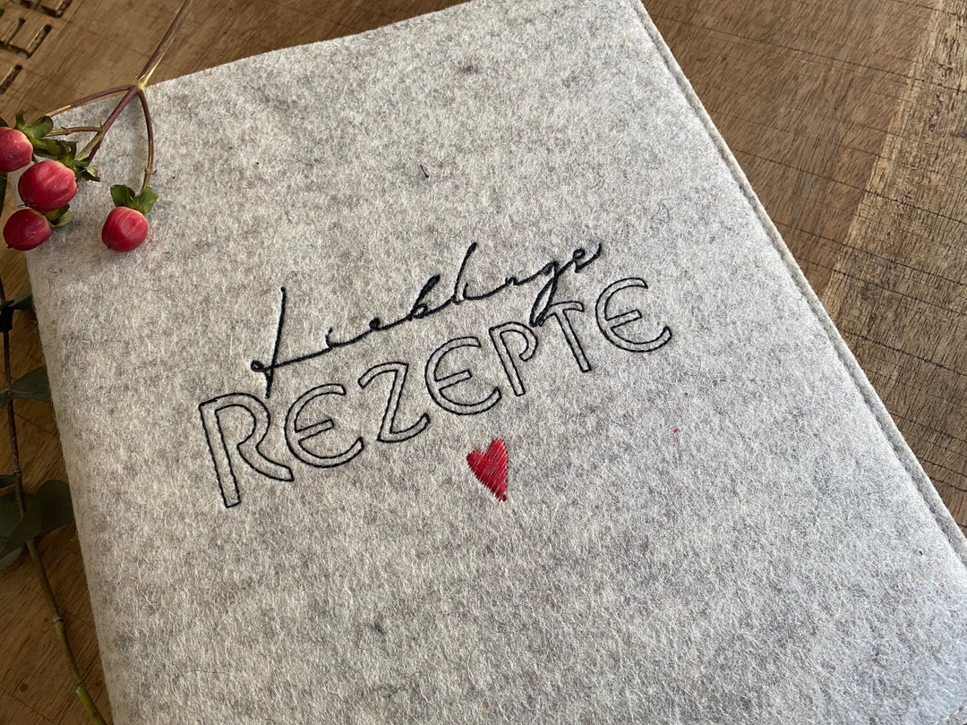 Rezeptordner Lieblingsrezepte Din A5 oder Din A4 Ordner für