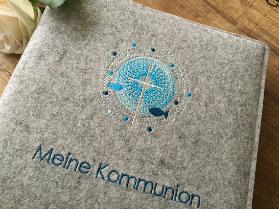 Photo album for communion / confirmation - 100% Wolfilz - personalizable!