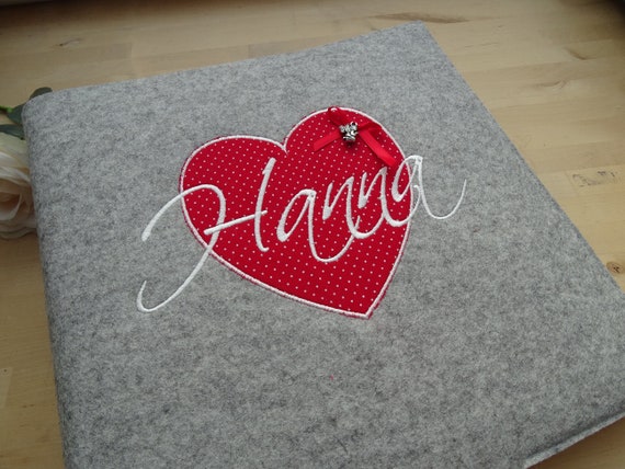 personalized photo album / baby diary