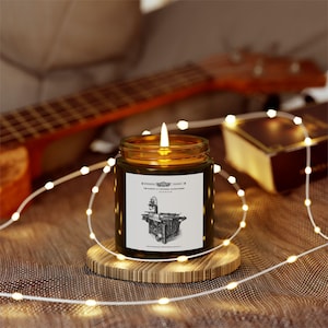 Scented Candles - Vintage Machine Design, Aromatherapy, Home Decor, Gift for Him/Her, Relaxing Candle, Handmade Soy Wax