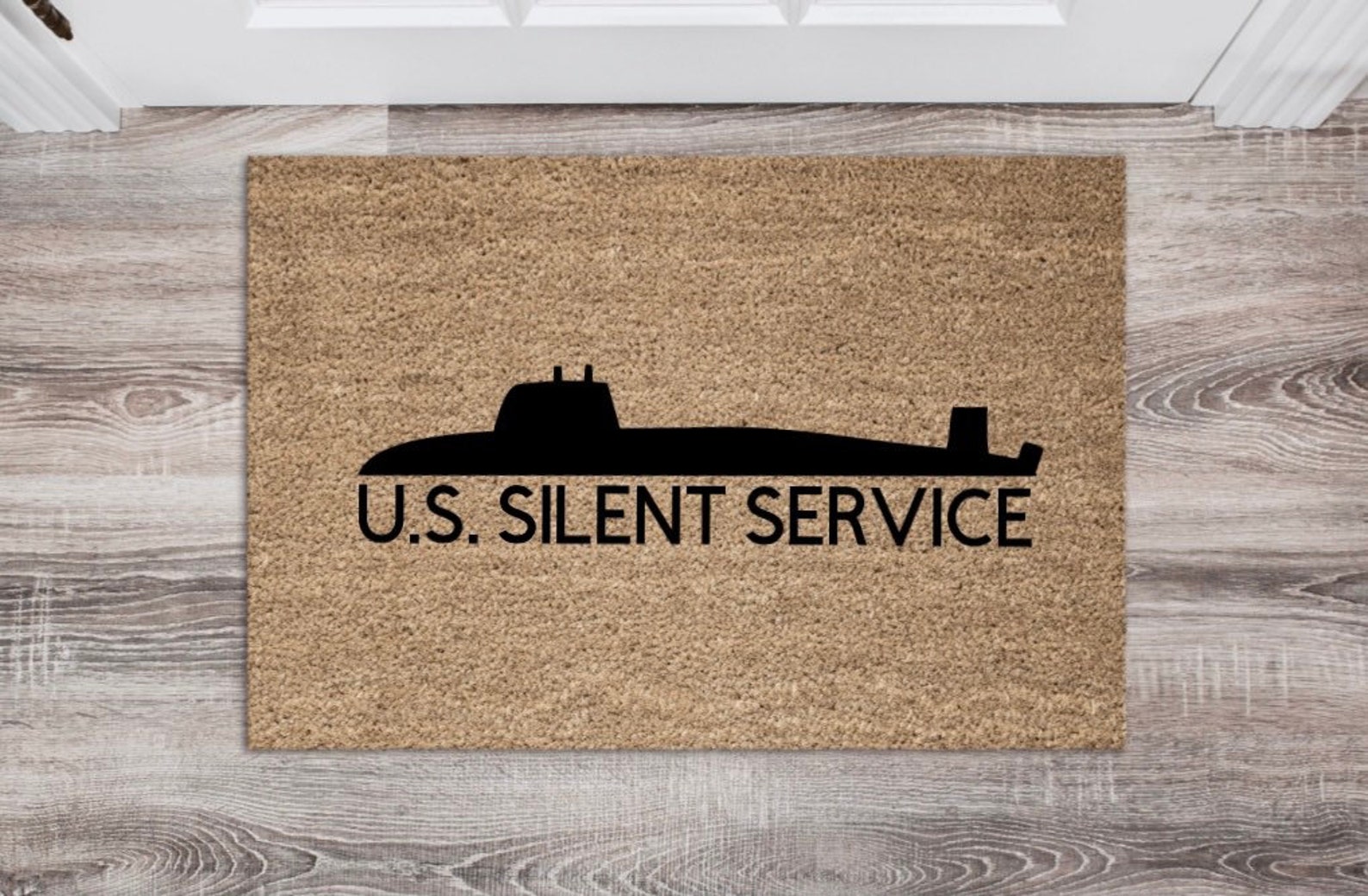 Submarine Doormat Us Navy Doormat Submariner Gift Submarine Etsy