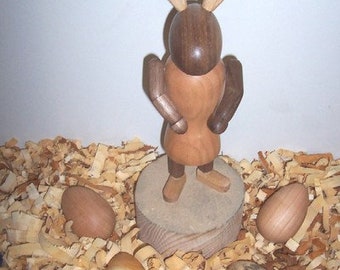 Woodturned Easter Bunny