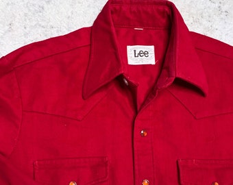Jahrgang 1970er Jahre Lee Perle Snap westlichen Shirt