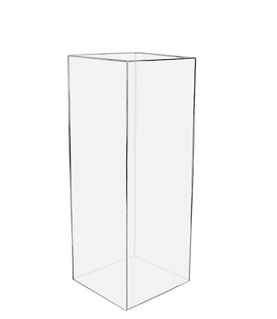 Clear Pedestals Plexiglass Pedestals Plastic Pedestals Etsy