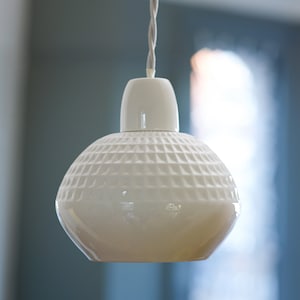 Fancy Half Ceramic Pendant Light