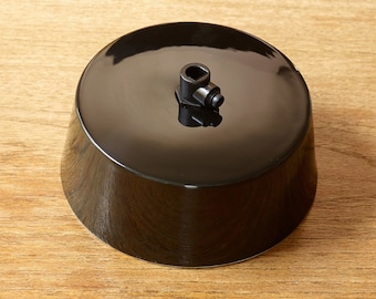 Black Ceramic Ceiling Rose