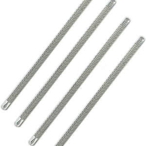 4 Pcs Metal Spiral Boning for Corsets 10mmW