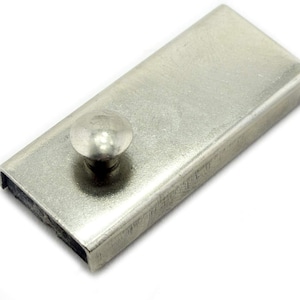 H-2713 Large Steel Sewing Machine Magnetic Seam Guide Domestic & Industrial - 52 x 22 mm