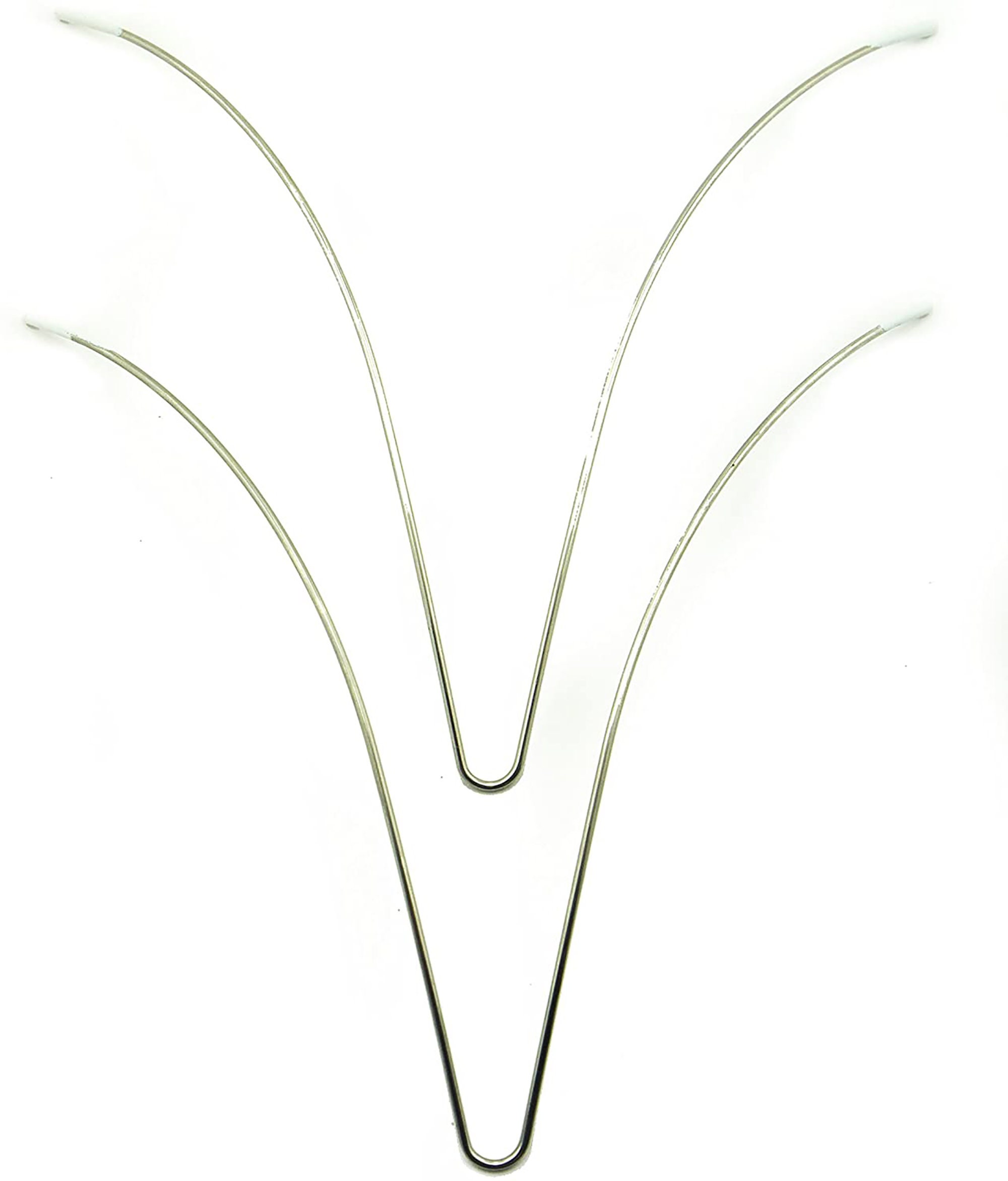 7 Large Curved Body Form Shaped V Wires for Bras, Corsets and