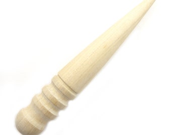 Leather Craft Wooden Polish Stick for Polishing and Burnishing Leather - 148 x 23 mm