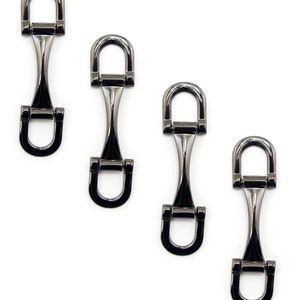 Black Bra Hook and Eye Bra Strap Sew-in Fasteners 2 Hooks 32 Mm Wide Pack  of 2 Sets 