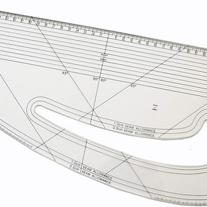 E8A73842 - 1m Wood Rule - Marked CM And MM