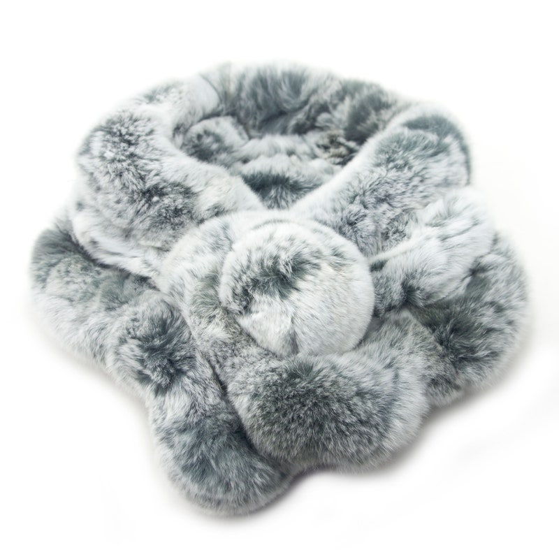 Rabbit Fur Hat and Scarf - Etsy