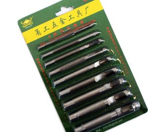 LB-025M Round Hole Leather Craft DIY Eyelet Hollow Punches - Set of 9 - sizes 2.5, 3, 4, 5, 6, 7, 8, 9, 10 mm