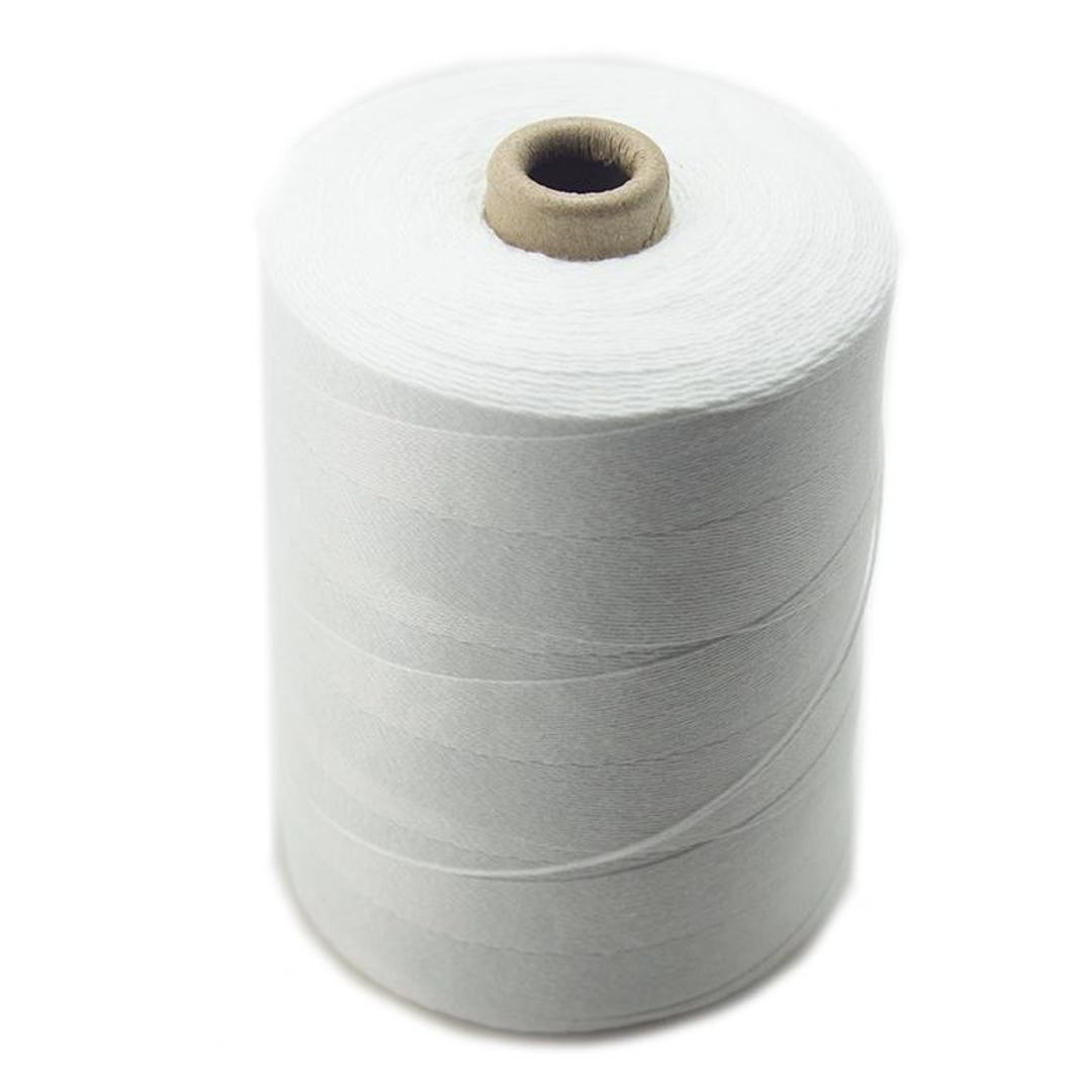 Extra Strong Large Spool of White Eco Friendly Synthetic Fiber Thread ...