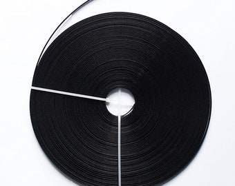 Eine Rolle "Sew-in" Schwarz Starr Boning, 5mm Breite, Ca. 50 Meter
