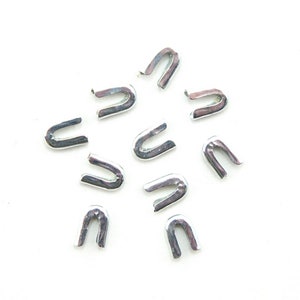 A Set of 10 Metal Ends for Metal Spiral Boning