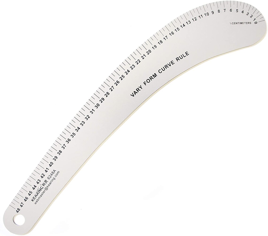 Vary Form Ruler 6248A Metric Vary Form Curve Ruler, Aluminium, 48cm - Etsy