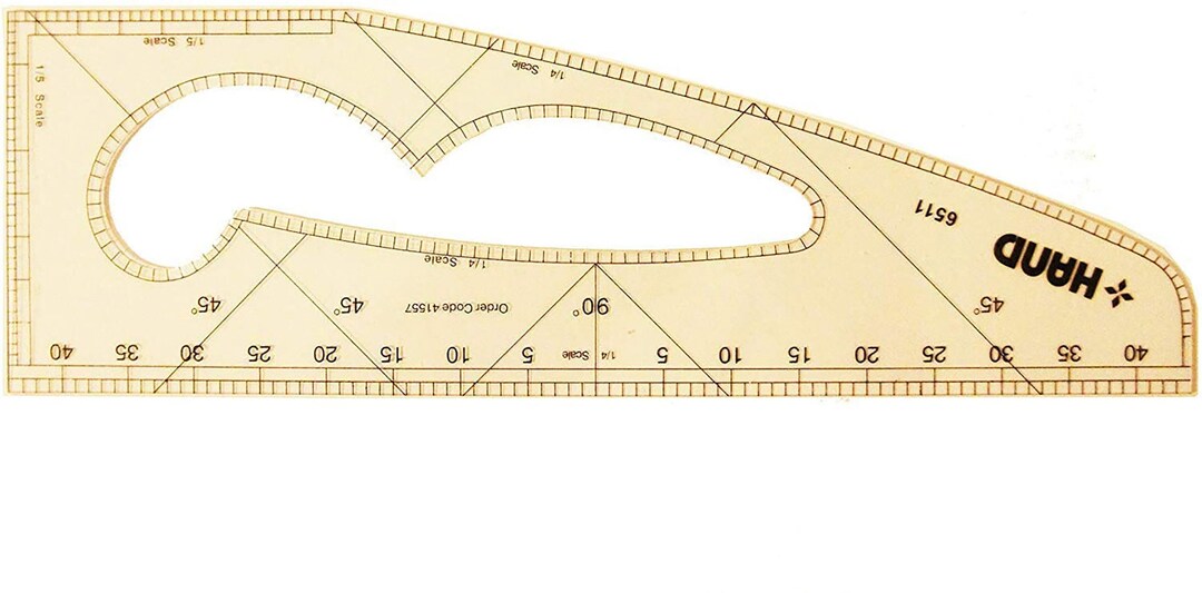HAND ® Junior Ruler Pattern Marking, Pattern Making, Metric - Etsy