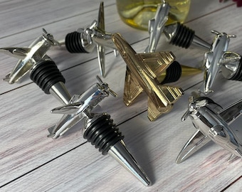 Airplane Bottle Stopper. Airplane Wine Stopper. Plane Bottle Stoper. Bottle Decoration. Bar stopper. Aviation souvenir. YAK 52. Plane model