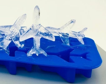 Flugzeug Eisform, Flugzeugform, Flugzeugform Silikonform, Pilotenparty, Luftfahrtparty, 2er-Set zusammen, Geschenk für den Piloten