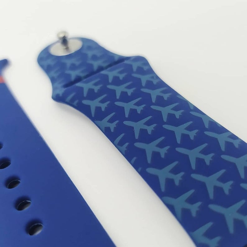 Aviation Band for Apple Watch 3840mm, 4244 Mm, Gift for Pilot, Best