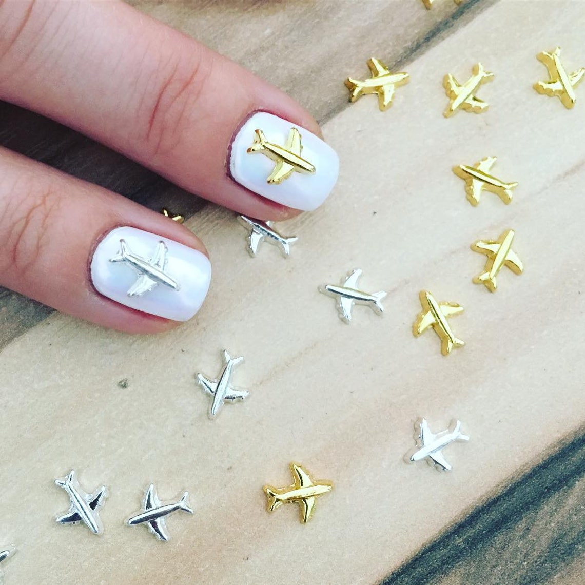 Stickers for Nails Plane. Nail Decals. Nail Tattoos. Nail Etsy