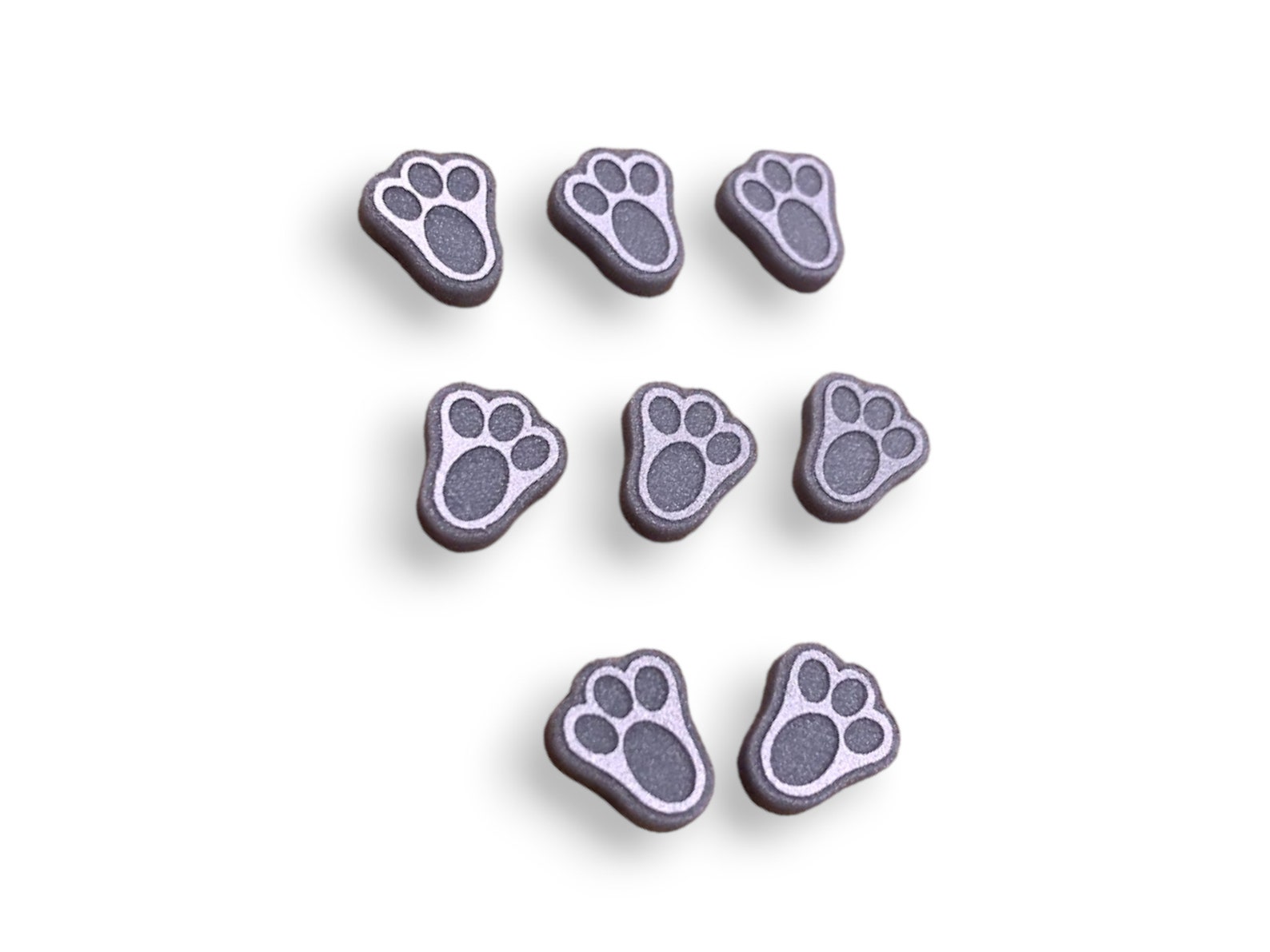 Fake Rabbit Paws Lucky Rabbit's Foot / Bunny Paw Print / Easter Acrylic Laser Cut ...