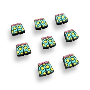 Swimming Trunks (A2:14) (Printed) acrylic laser cut cabochon  8 pcs / Lot Please see description for more Information