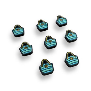 Beach Bag / Beach Tote Bag (A2:14) (Printed) acrylic laser cut cabochon  8 pcs / Lot Please see description for more Information