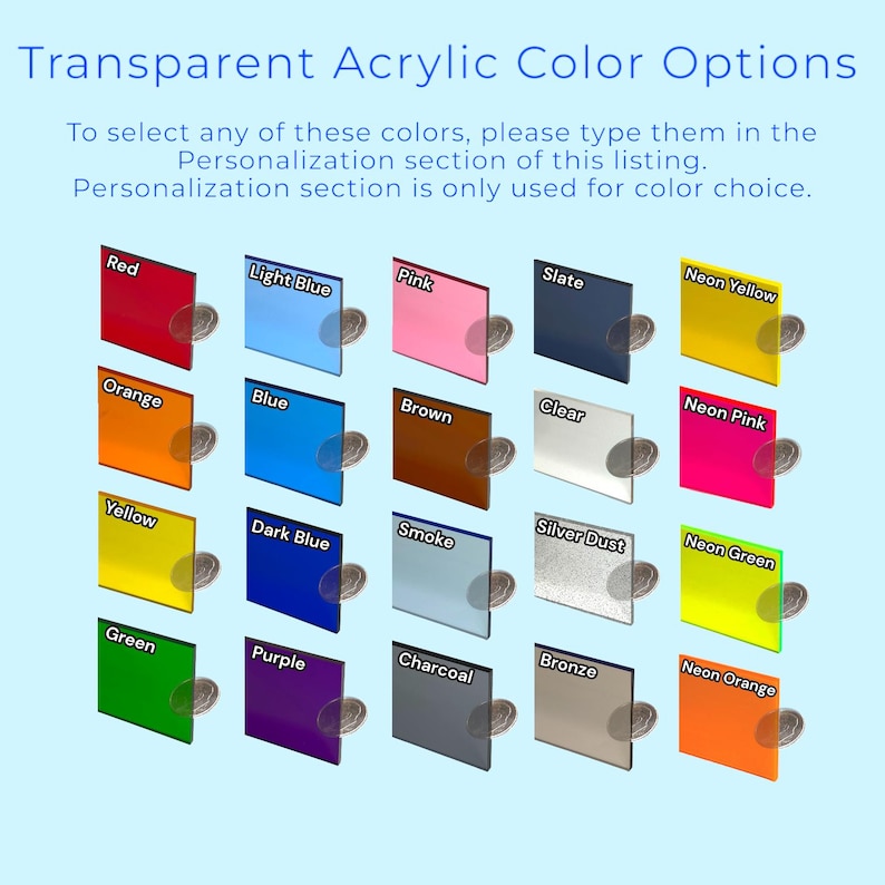 a group of different colors of paint on a blue background
