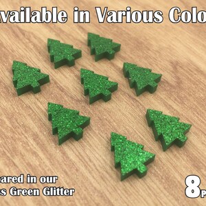 Tree (Pointed Bottom Edge) acrylic laser cut cabochon ( You Pick Color) 8 pcs / Lot Please See Description for Important Information