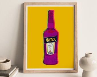 Aperol Print | Kitchen Art | Pop Art