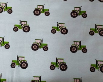 Jersey cotton jersey tractor / light blue