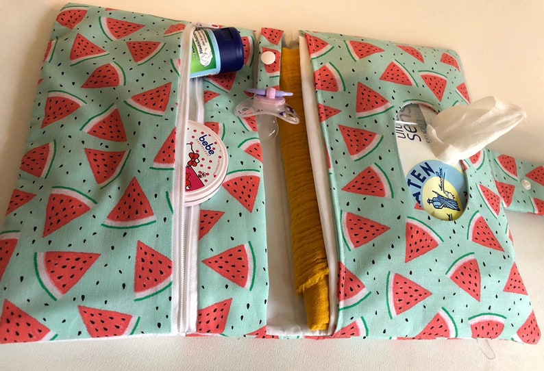 Winding bag diaper bag melon