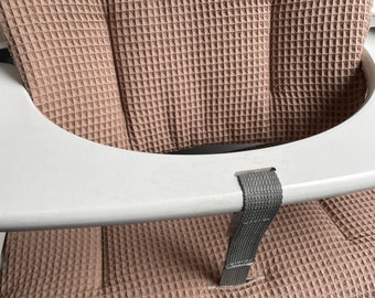Sitzkissen kompatibel mit dem Hauck Hochstuhl Alpha Sitzpolster beige Waffel + weitere Farben Farbauswahl