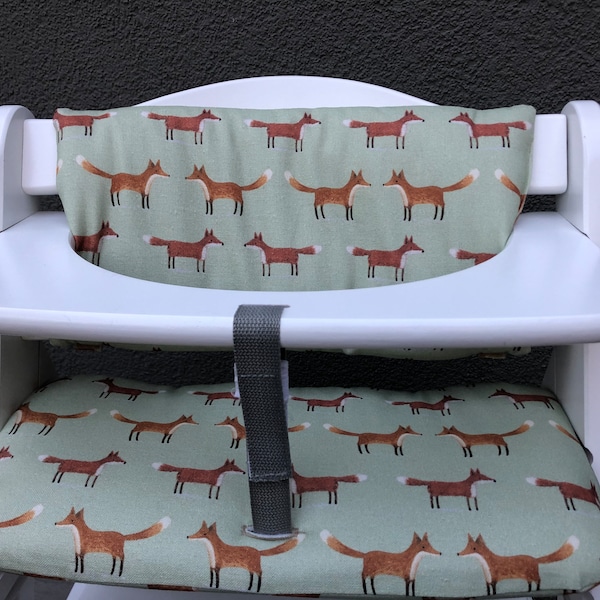 Housse de coussin d'assise compatible avec le coussin d'assise de la chaise haute Hauck Alpha
