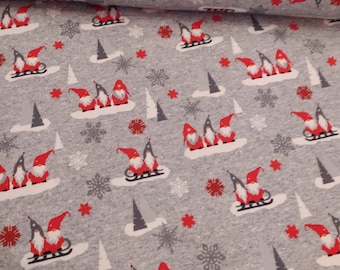 Jersey gnome light gray Christmas