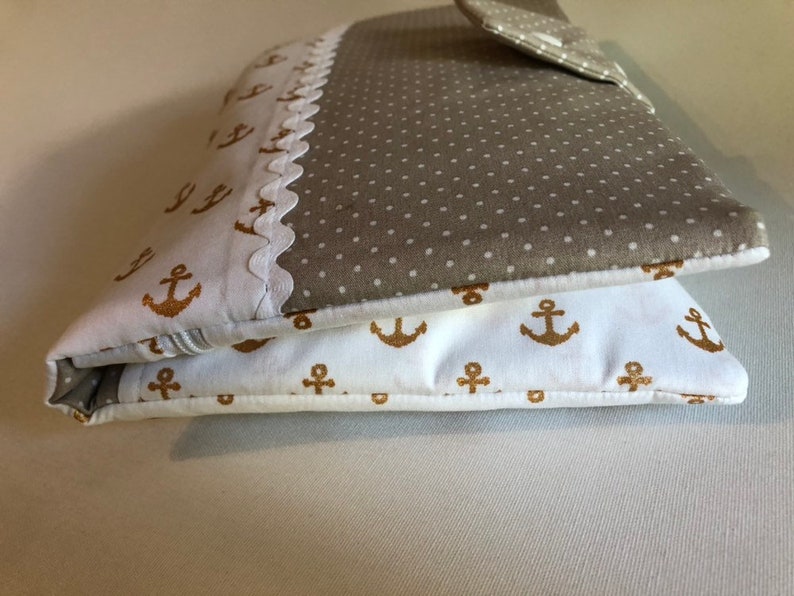 Winding bag diaper bag anchor gold