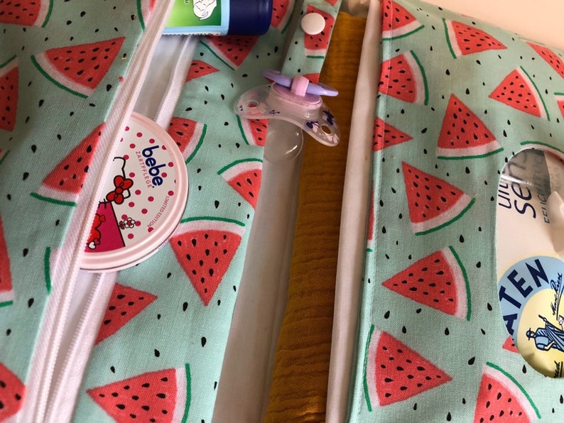 Winding bag diaper bag melon