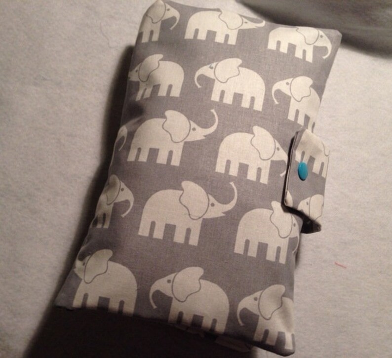 Diaper bag changing bag elephant turquoise