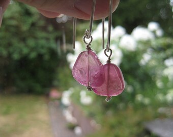 Boucle d’oreille en argent, Tourmaline, Cadeau d’anniversaire à un prix spécial en vente