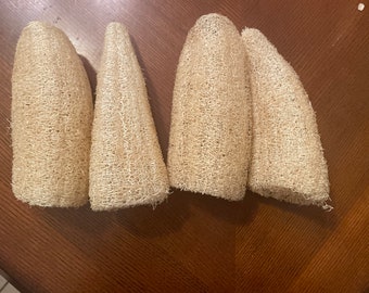 Bleached luffa - 4 pieces