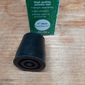 Cane tip, quality, for 1&quot; diameter shaft size
