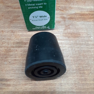 Cane tip, quality, for 1-1/8&quot; diameter shaft