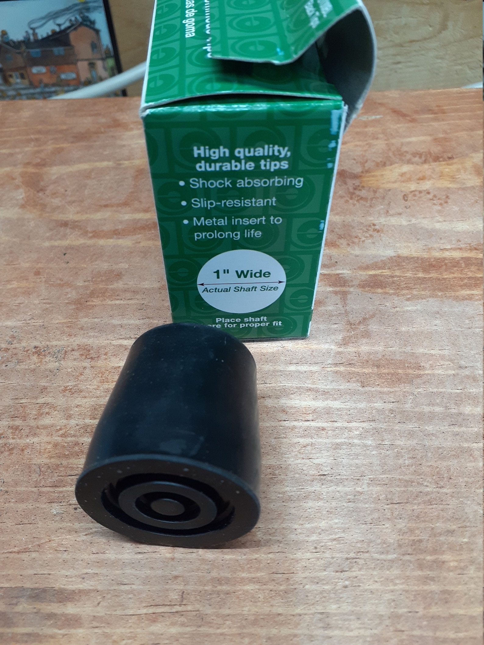 Cane Tip, Quality, for 1" Diameter Shaft Size Etsy