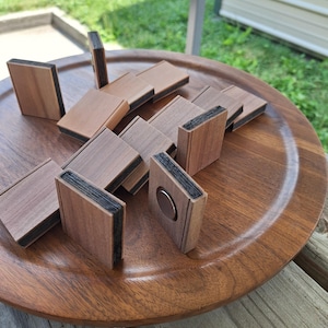 Calamite a forma di libro in miniatura, vuote, in legno di noce o ciliegio: materiali per artisti fai-da-te