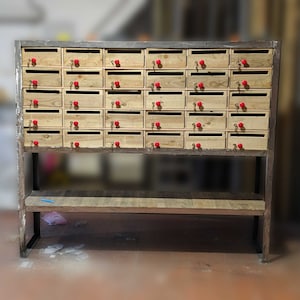Post Box, Wooden Pigeon Hole Storage, Pigeon Hole Shelves, Postal ...
